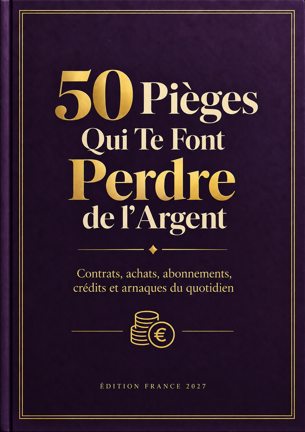 Couverture de l'ebook 50 Pièges Qui Te Font Perdre de l'Argent