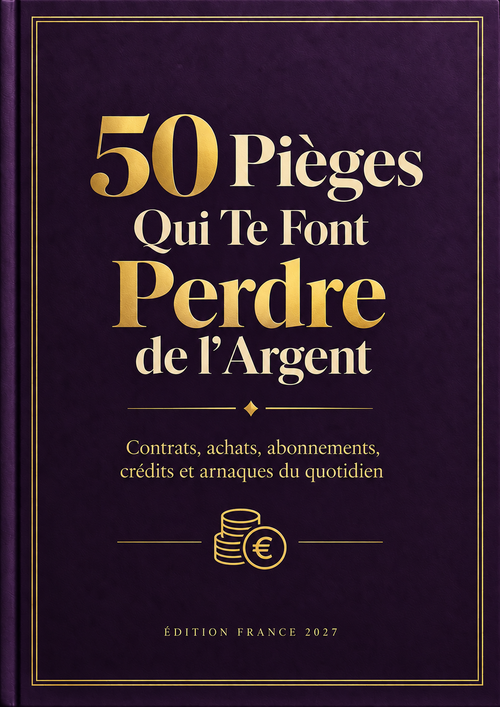 Couverture de l'ebook 50 Pièges Qui Te Font Perdre de l'Argent