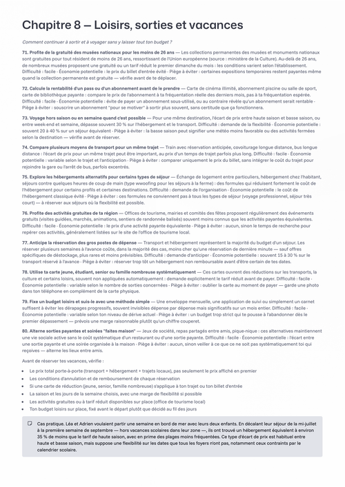 100 Astuces pour Dépenser Moins
