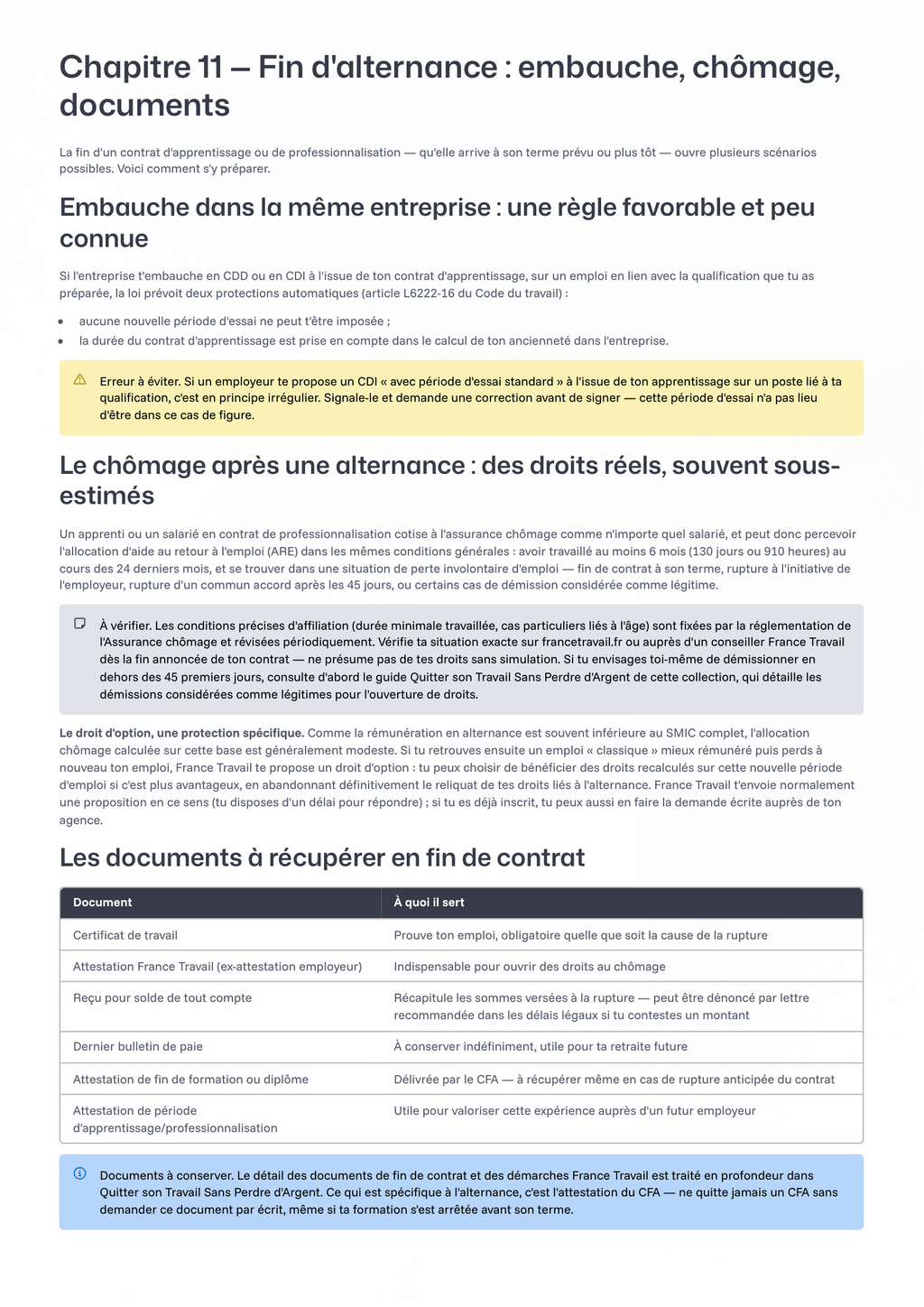 Alternance & Premier Emploi