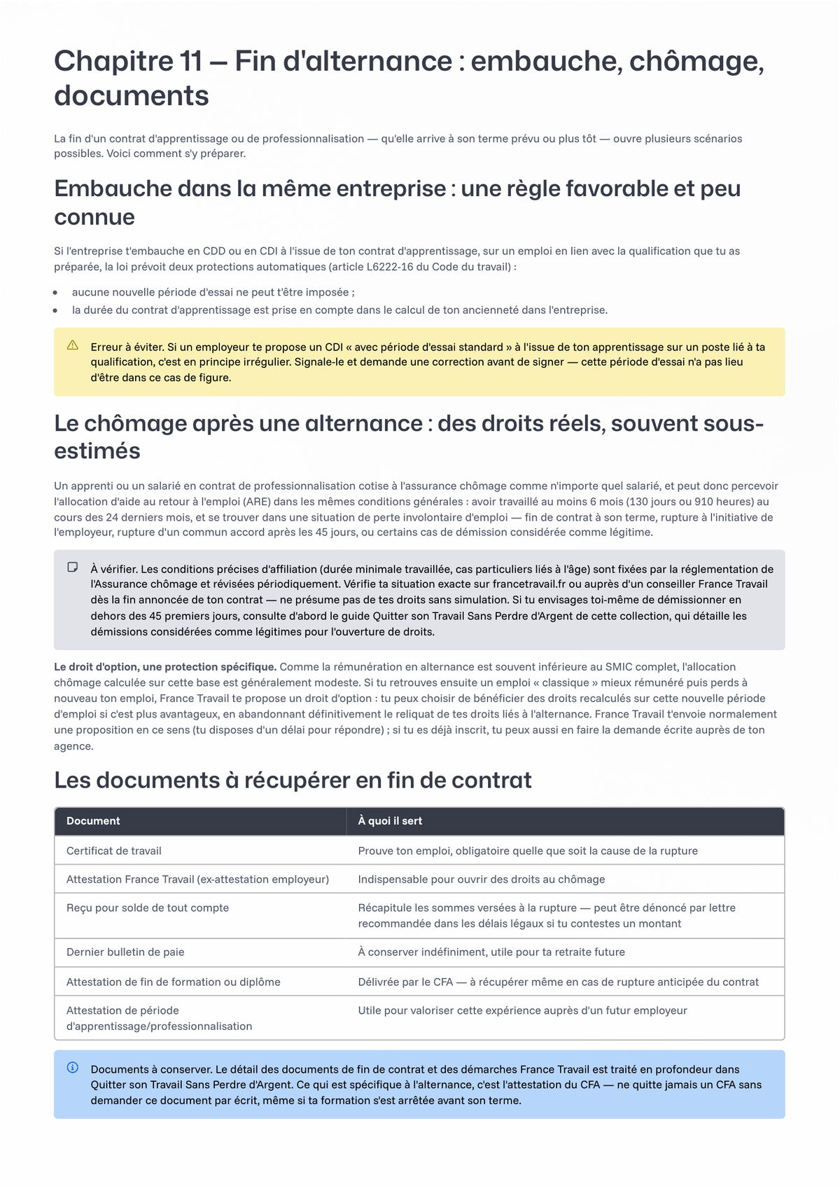 Alternance & Premier Emploi