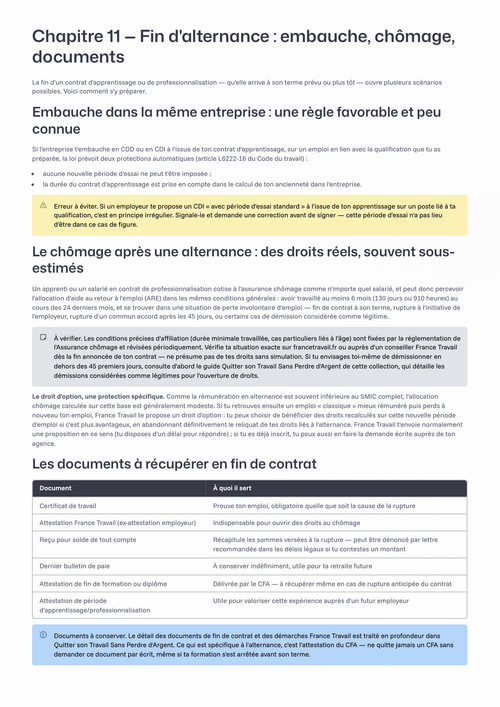 Alternance & Premier Emploi
