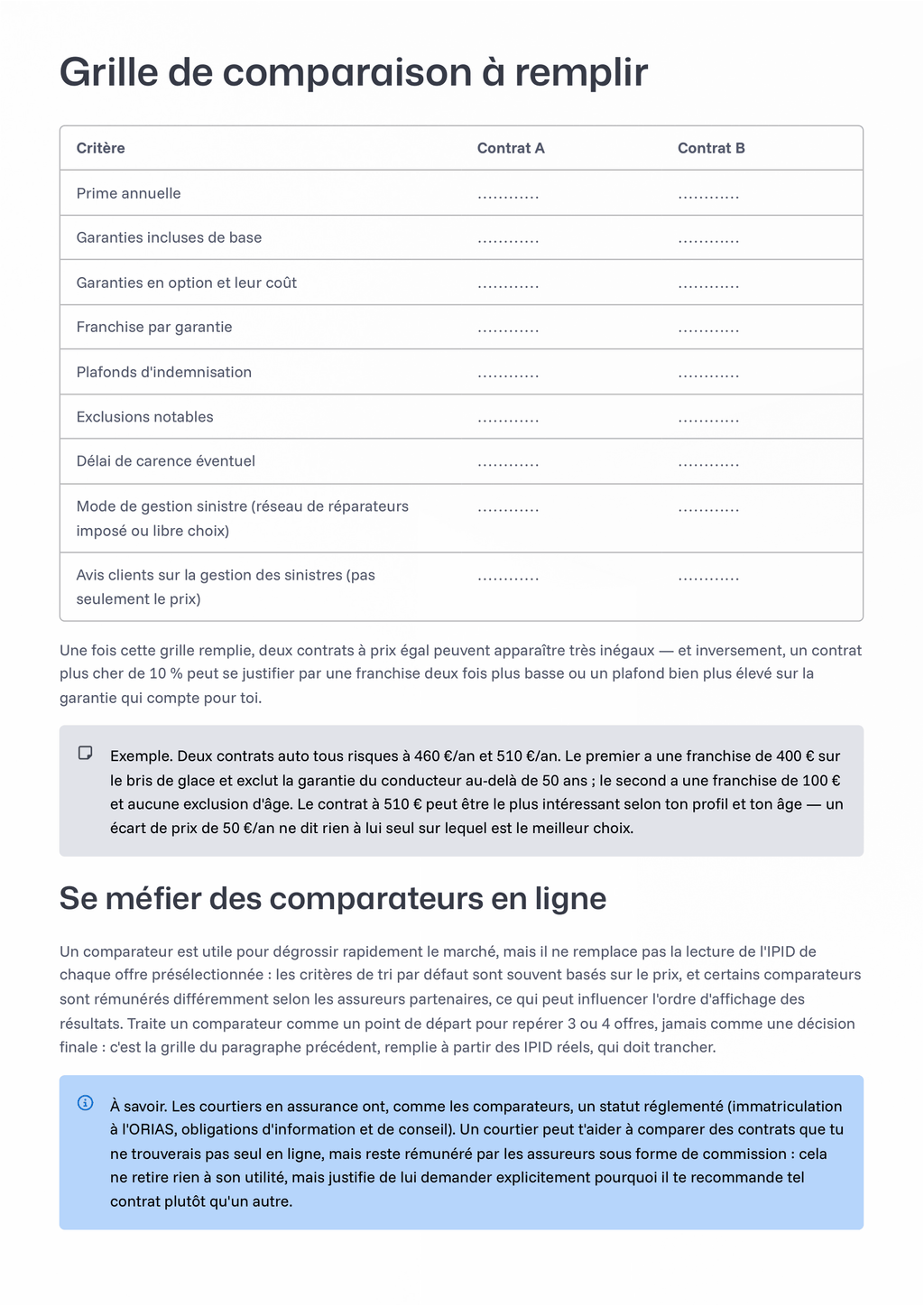Assurances : Paye Moins, Récupère Plus