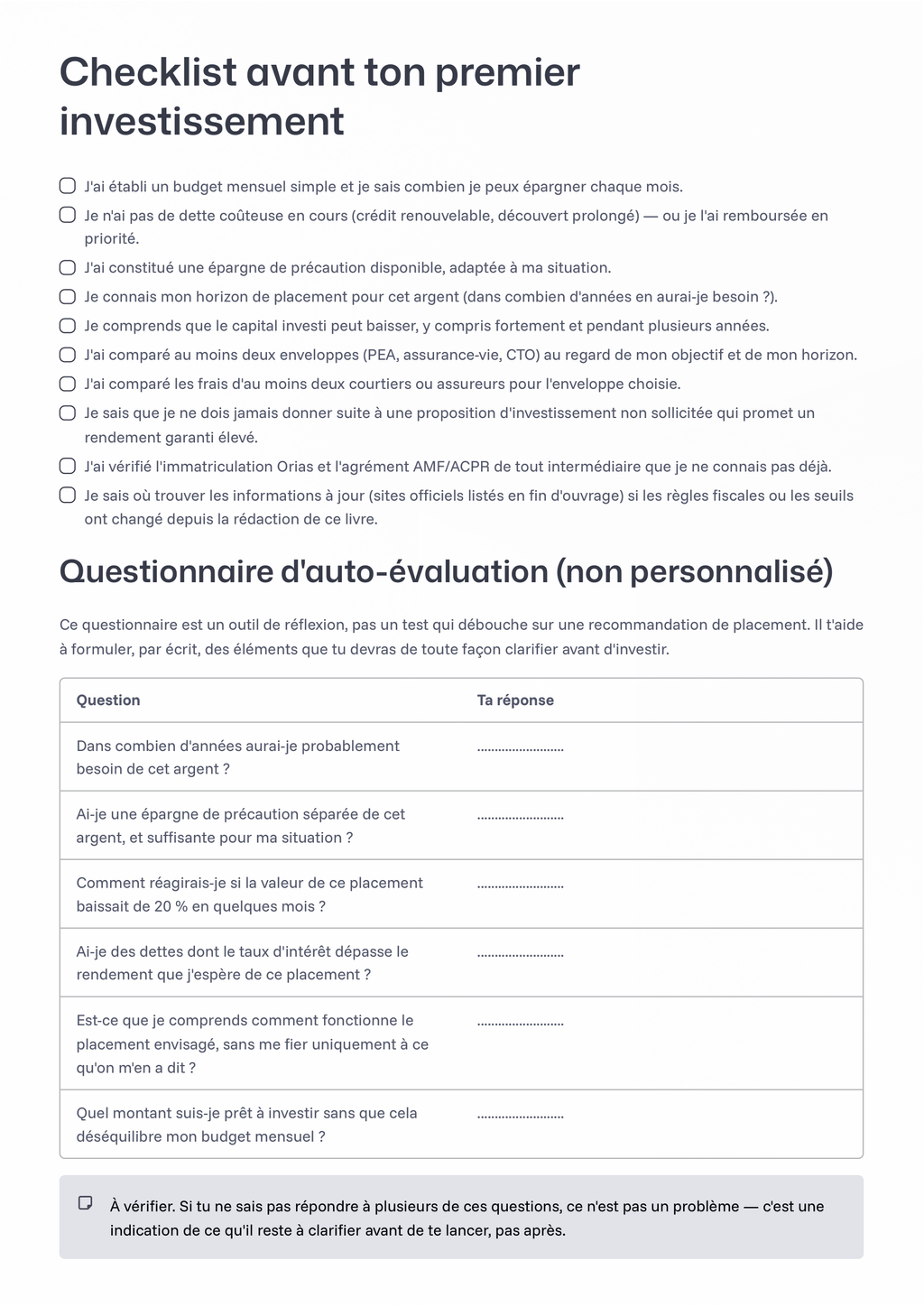 Investir Quand On Part de Zéro