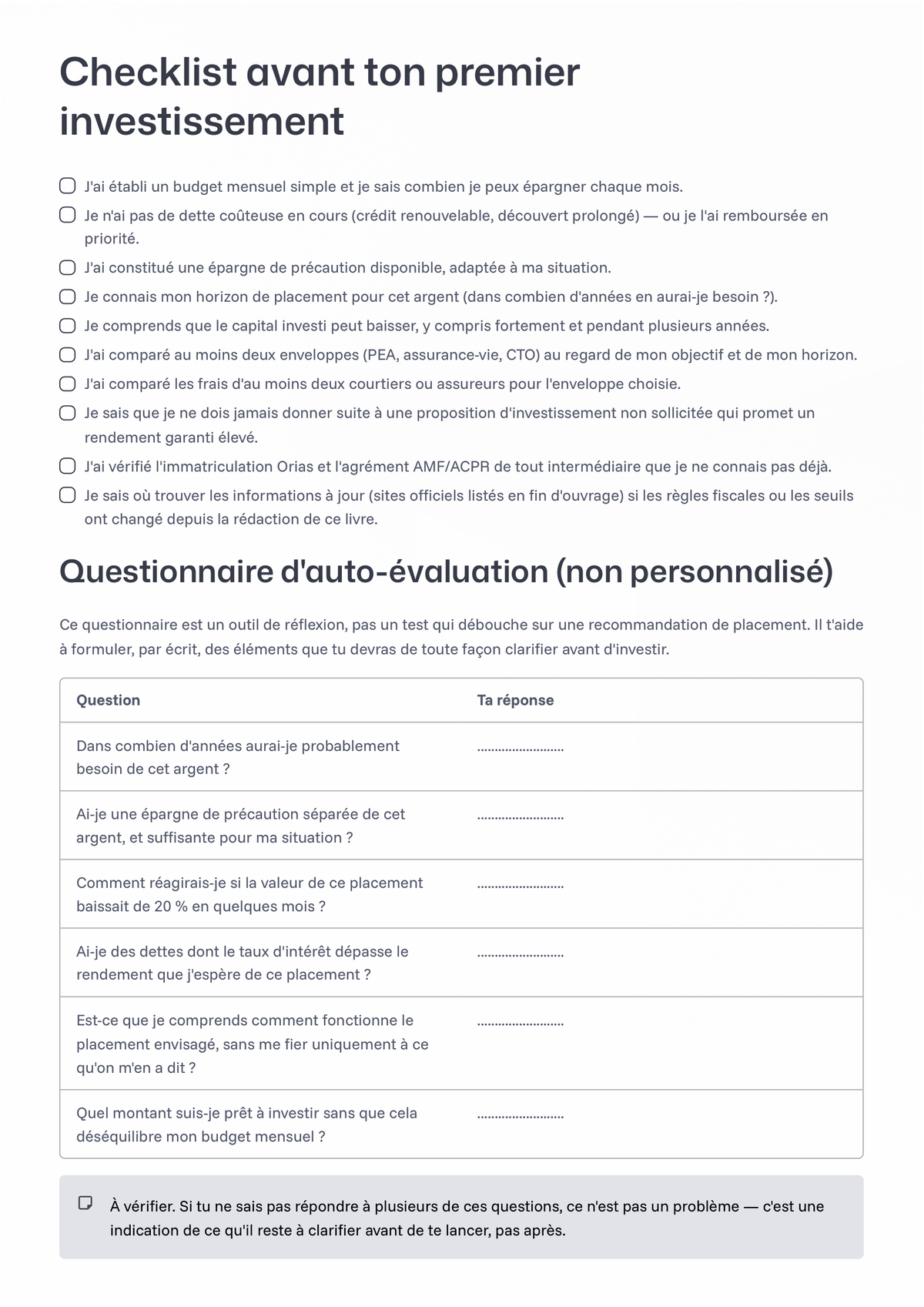 Investir Quand On Part de Zéro