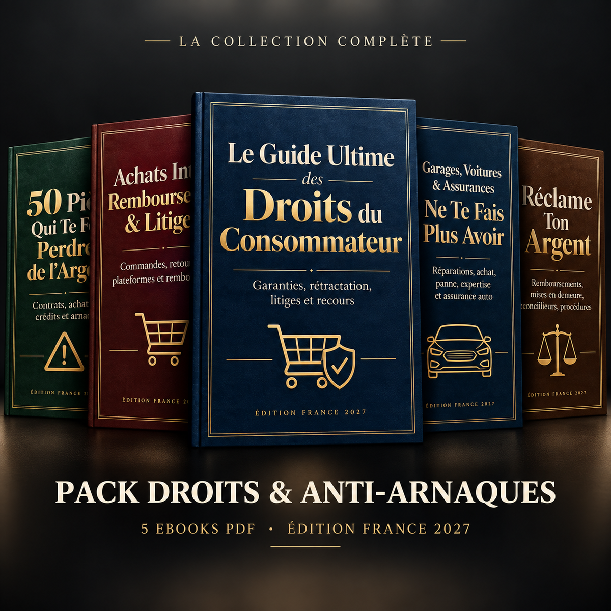 Pack Droits et Anti-Arnaques - 5 ebooks PDF DrCash