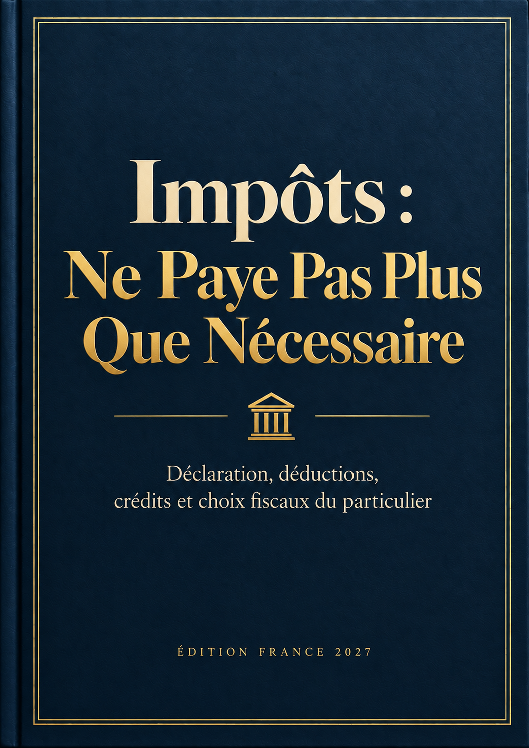 Couverture de l'ebook Impôts : Ne Paye Pas Plus Que Nécessaire