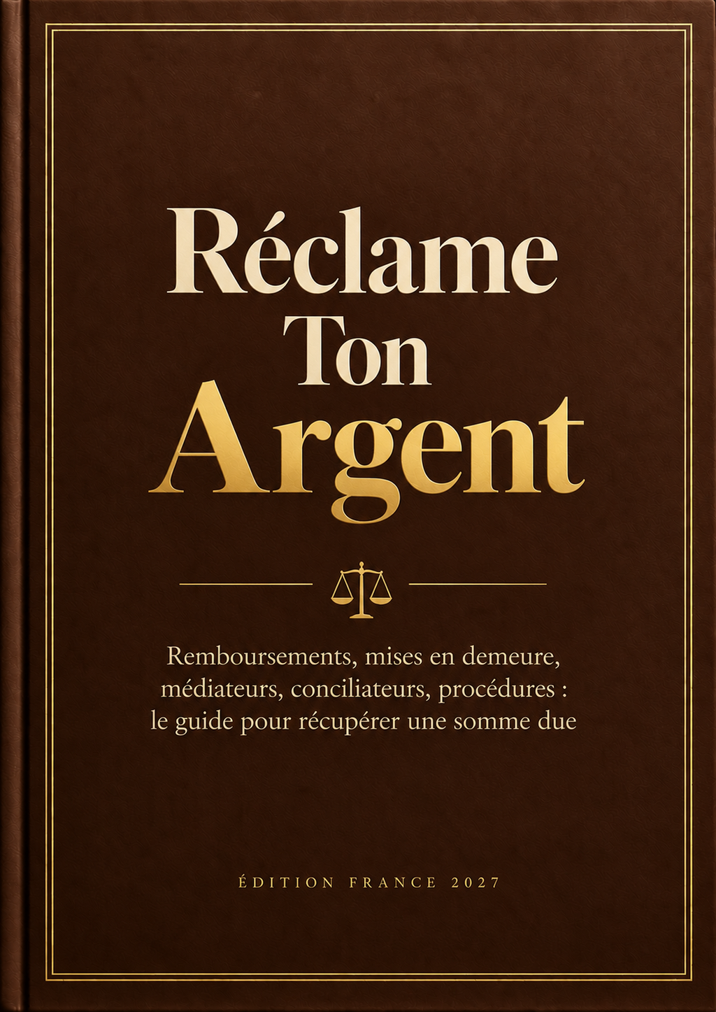 Couverture de l'ebook Réclame Ton Argent